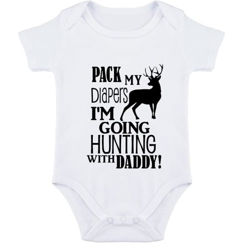 Daddys Boy Baby Clothes Baby Hunting Clothes I Love My Daddy Babies Bodysuit Unisex Romper