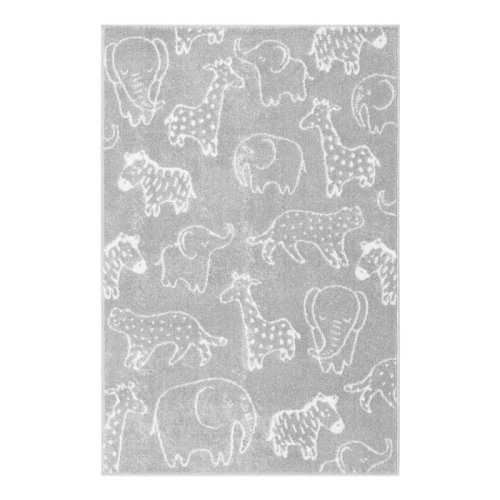 Unique Loom Whimsy Safari Animals Kid Rug & Reviews | Wayfair