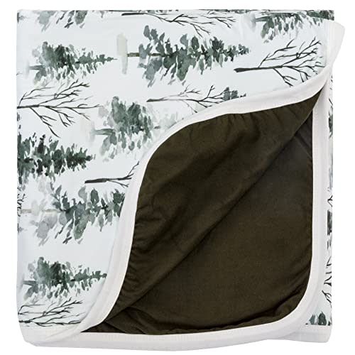 Pobi Baby Soft Neutral Baby Blanket - Comfortable Premium Cotton Toddler Quilt, Ideal for Boys and Girls - Perfect Baby Boy, Baby Girl Toddler Blanket - Warm, Soft Baby Blankets (Magical Woods)