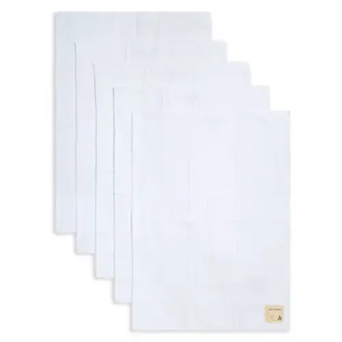 Bee Essentials Extra Absorbent Organic Neutral Burp Cloths - Set of 5 | Burt's Bees Baby®