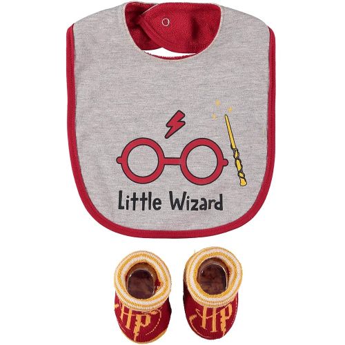 Harry Potter Baby Unisex Bib and Bootie Set Gifts for Baby