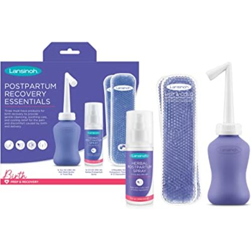 Amazon.com: Lansinoh Postpartum Essentials Recovery Bundle, Postpartum Care Kit : Health & Household