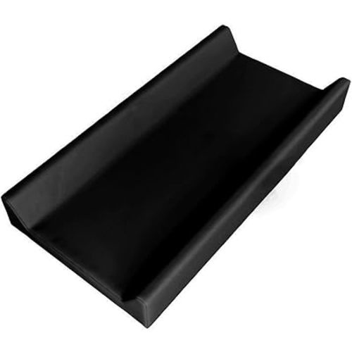 Owlowla Changing Pad Cover,Waterproof Changing Pad Covers-Soft Leather Diaper Changing Table Cover,Fits Standard Changing Pads for Baby Boy Girl（Black）