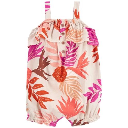 Carter's Baby Girls' Snap Up Cotton Romper