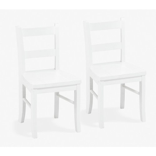 Simply White Toddler Play Chairs, Set of 2