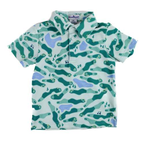 Golf Camo Polo Short Sleeve Shirt