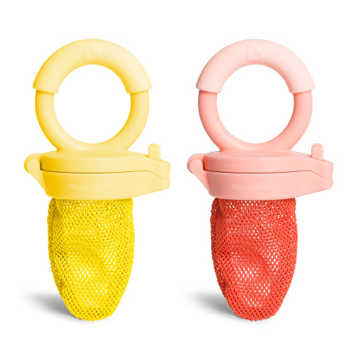 Munchkin® Fresh Food Feeder, 2 Pack, Coral/Yellow, Unisex