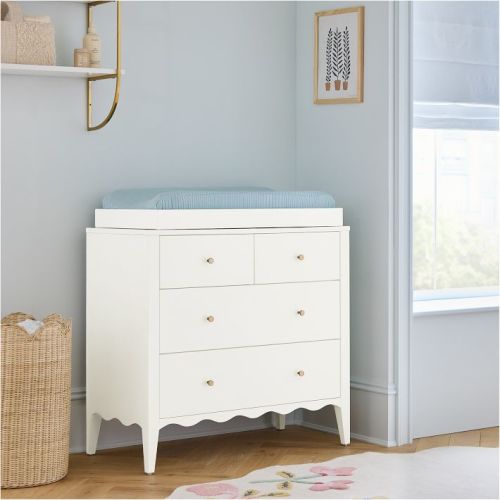 Daisy Narrow Dresser with Removable Topper (36")