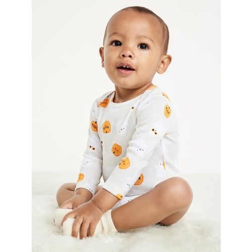 Printed Long-Sleeve Bodysuit for Baby | Old Navy