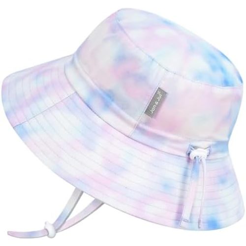 JAN & JUL Quick Dry Sun-Hat with Neck Flap for Swimming Boys' Beach Hat