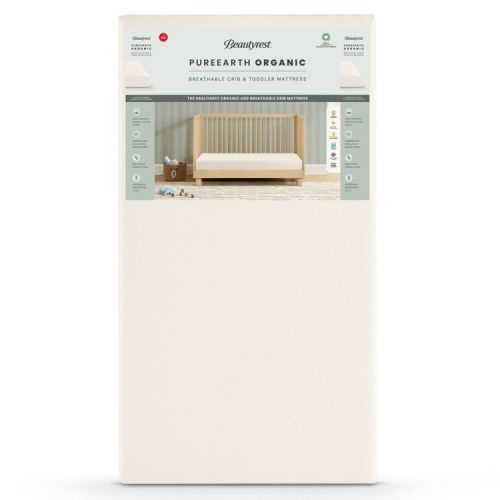 Beautyrest PureEarth Certified Organic Standard Crib & Toddler Hybrid Mattress 4"