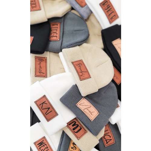 Name Beanie newborn, baby, toddler, kids, adult