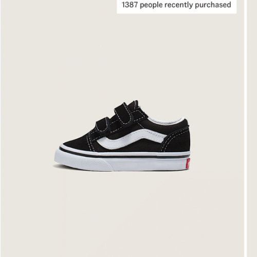 Vans | Toddler Old Skool V Black Shoes