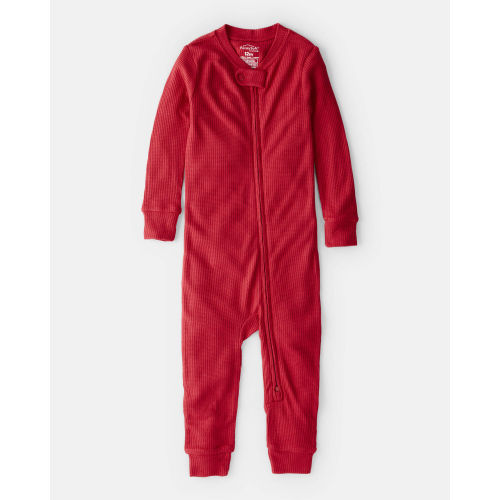Baby Holiday Red PurelySoft Snug Fit 1-Piece Pajamas - Red - Carter's | Carter's