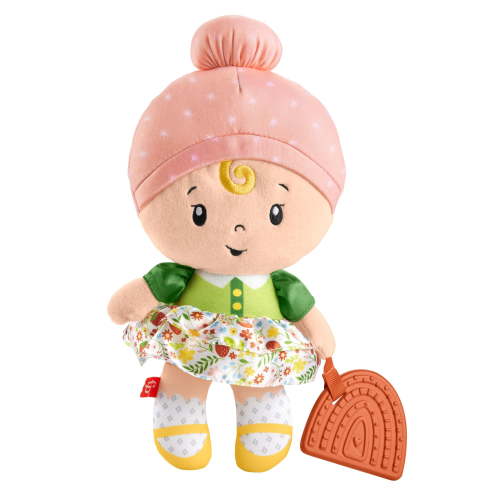 Fisher-Price Baby Sensory Toy Cuddle & Chime First Babydoll for Infants Ages 6+ Months, Each So