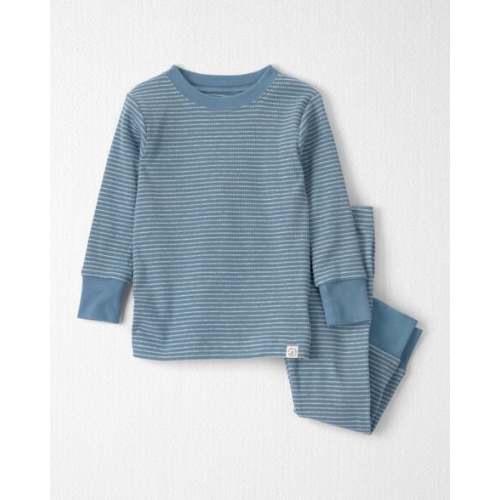 Baby 2-Piece Organic Cotton Ribbed Pajama Set in Stripes - Little Planet | 12m
