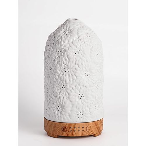 Sunflower Ceramic Essential Oil Diffusers,Small Cute for Office, Home for Aromatherapy,Bedroom Humidifier Air Fragrance,Room Scent, Smell,Light Decor para Casa De Essentials Aesthetic Electric Aroma