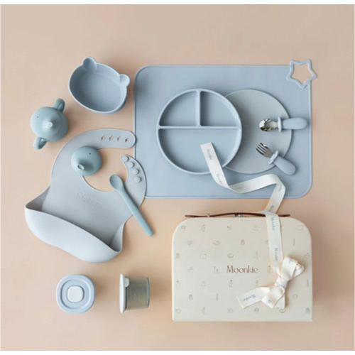 First Bites Gift Set (Ether/Sky Blue)