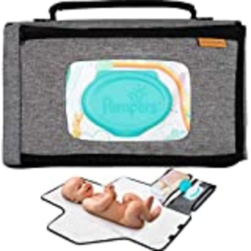 Amazon.com : Portable Changing Pad with Shoulder Strap - Detachable Travel Changing Pad - Baby Shower Gifts - Fully Padded & Lightweight - Baby Boy Gifts - Diaper Changing Pad - Changing Mat 27"x22" - Green : Baby