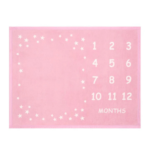 Milestone Mini Blush Blanket