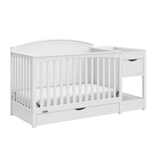 Graco Bellwood 5-in-1 Convertible Crib And Changer - White