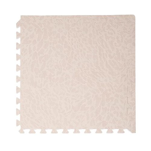 Toddlekind Haven Play Mat - 4x6 Tulum Bone - Extra Thick Non-Toxic Soft Foam Playmat for Floor - Stylish Interlocking Playroom Puzzle Mat for Kids & Toddlers - 6 Tiles - Odorless - Wipe Clean