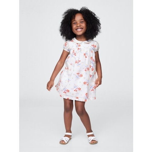 Gap × DÔEN Baby & Toddler Pintuck Floral Dress