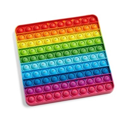 Hand2Mind Hundreds Board Sensory Bubble Popper