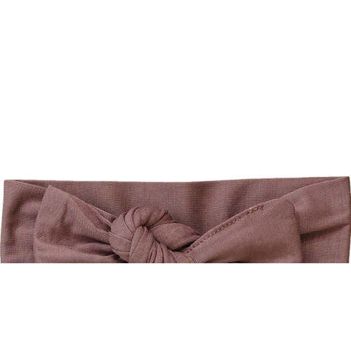 Plum Bamboo Head Wrap