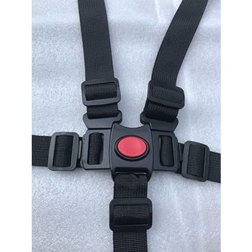 High Chair Straps, Adjustable 5 Point Harness Baby Safety Strap Belt for Stroller Pushchair Pram Buggy Safe Protection，High Chair Baby Harness，Safety Harness Strap Belt