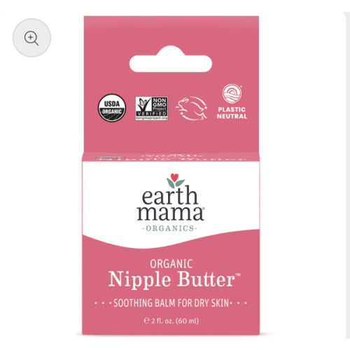 Organic Nipple Butter Breastfeeding Cream | Earth Mama