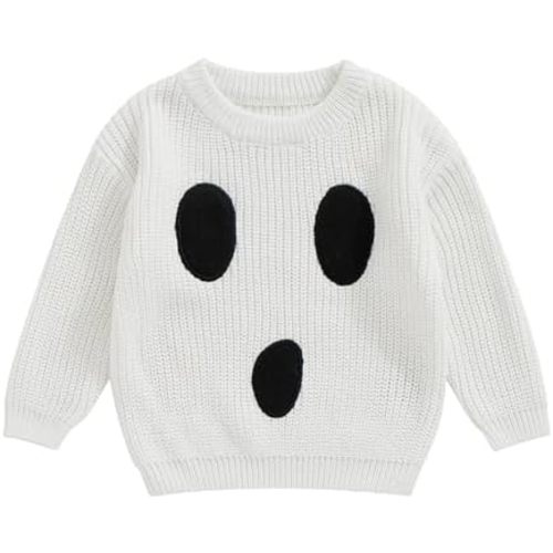Baby Girl Boy Knit Sweater Blouse Pullover Sweatshirt Warm Crewneck Long Sleeve Tops for Infant Toddler