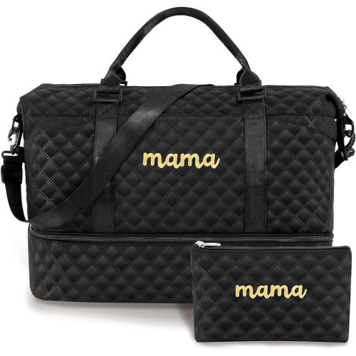 Dansydaisy Mama Hospital Bag for Women Labor Delivery,Black