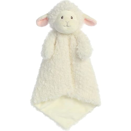 ebba Aurora® Playful Blessing Lamb™ Luvster Baby Stuffed Animal - Comforting Companion - Imaginative Play - White 16 Inches