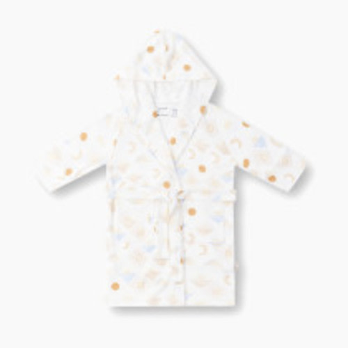 Goumi Kids x Babylist Bamboo & Organic Cotton Baby Robe - Celestial, 6-9m