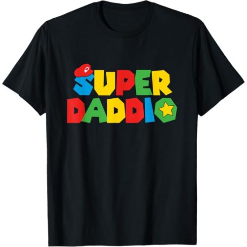 Super Gamer Dad Unleashed Celebrating Fatherly Powers T-Shirt