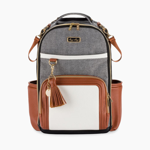 Itzy Ritzy Boss Plus Diaper Bag - Coffee & Cream