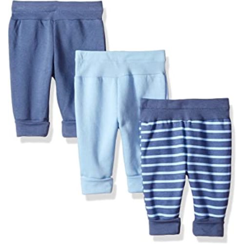 Hanes Girls Fleece Pull-on Pants 3-pack, Flexy Super Soft 4-Way Sweatpants, Stretch Joggers for Babies & Toddlers