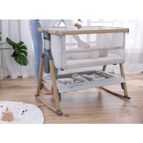 CoZee Breeze Plus Co-Sleeping Bassinet with Rocking Legs in Scandi Wal | iL Tutto