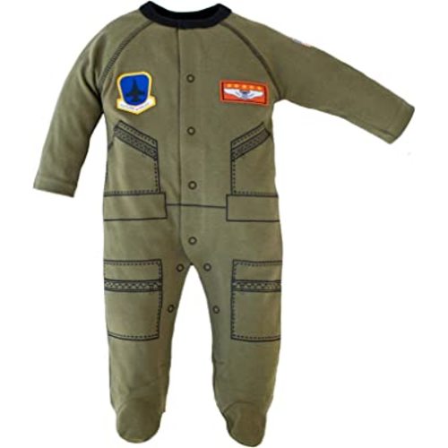 Flight Suit Infant Crawler (OD Green)