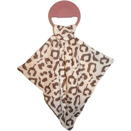 Lovey Security Blanket - Muslin Baby Girl Lovey & Boy Lovie, Security Blanket, Essential Baby Gear, New Born Gifts - Teether, Soother, Unisex, Neutral, Versatile, Boho, Travel Size