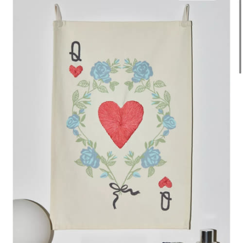 Queen Of Hearts Embroidered Tapestry | Urban Outfitters