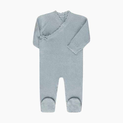 Elys & Co Knit Footie - Blue, Newborn
