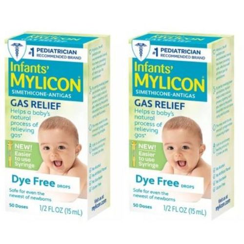 Mylicon 2 Pack/0.5 fl oz Infants Gas Relief Drops Dye Free