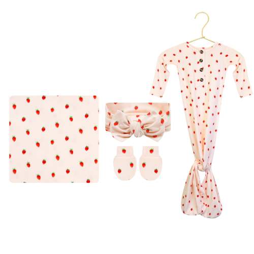 Junie Newborn Headband Bundle (Gown)