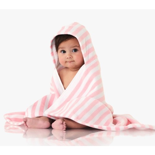 Mini Stripe Baby Beach Hooded Towel