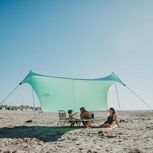 Neso Tents Grande Beach Tent, 7ft Tall, 9 x 9ft, Reinforced Corners and Cooler Pocket