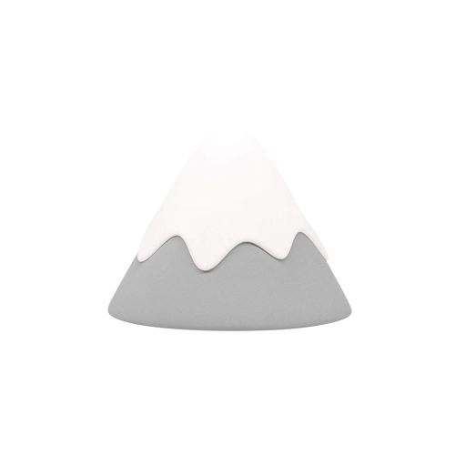 Baby Night Light Snow Mountain Tap Squeeze Touch Control with Timer, Dimmable, Soft Eye Caring, Rechargeable, Portable, Nursery Night Lamp for Breastfeeding, BPA Free Silicone, kids safe, Gift (Grey)