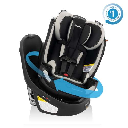 Revolve360 Slim 2-in-1 Rotating Car Seat with Quick Clean Cover