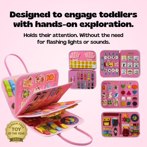 Montessori Busy Board for Toddlers | TibaToes™ Official